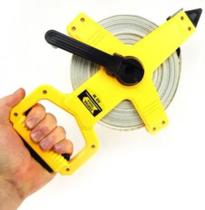 Trena Longa Fita Fibra De Vidro 50m Caixa Aberta Fertak