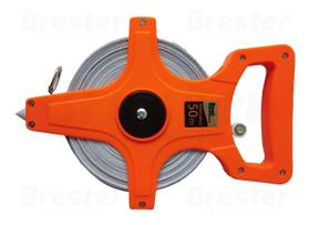 Trena Longa Fita Fibra de Vidro Caixa Aberta 50m Bestfer