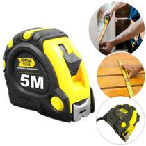 Trena Manual 5m X 25mm Emborrachada Multiuso Profissional