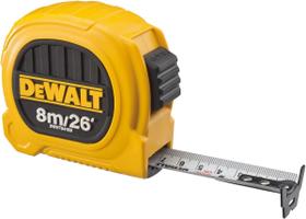 Trena Manual de Bolso Duo 8 Metros Dewalt Profissional Trena Manual de Bolso Duo 8 Metros Dewalt Profissional