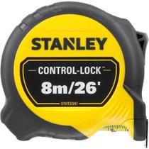 Trena Manual Stanley 8 M X 25 Mm Com Trava E Freio De Dedo Integrado