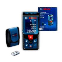 Trena/Medidor à Laser Bosch GLM 5012 C/ Alcance de Até 50 Metros IP 54 Mts/Cms Pilhas AAA Medições Distância Volume Área Cor Vermelha Profissional