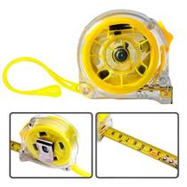 Trena Métrica 7,5M Acrílico Transparente Com Trava Magnética Trena Métrica 7,5M Acrílico Transparente Com Trava Magnética