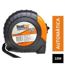 Trena Métrica Automática Emborrachada com Ponta Imantada 10m x 25mm BFH1308 - BESTFER Trena Métrica Automática Emborrachada com Ponta Imantada 10m x 25mm BFH1308 - BESTFER