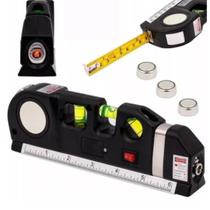Trena Nivel Laser Profissional Ferramenta Multiuso Regua em Aluminio Trena de Aço 2,5m Nível Digital PRO 4 Trena Nivel Laser Profissional Ferramenta Multiuso Regua em Aluminio Trena de Aço 2,5m Nível Digital PRO 4