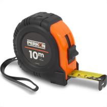 Trena Perkon Emborrachada Basica 10M/25Mm Com Trava 1175 - Kit C/6 Trena Perkon Emborrachada Basica 10M/25Mm Com Trava 1175 - Kit C/6