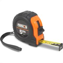 Trena Perkon Emborrachada Basica 5M/16Mm Com Trava 1171 - Kit C/6 Trena Perkon Emborrachada Basica 5M/16Mm Com Trava 1171 - Kit C/6