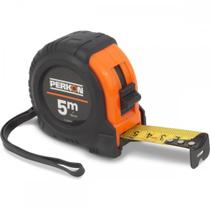 Trena Perkon Emborrachada Basica 5M/25Mm Com Trava 1173 - Kit C/6 Trena Perkon Emborrachada Basica 5M/25Mm Com Trava 1173 - Kit C/6
