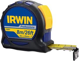 Trena Professional Emborrachada de Bolso IRWIN Duo 8 Metros Trena Professional Emborrachada de Bolso IRWIN Duo 8 Metros