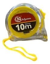 Trena Profissional Fita Métrica Transparente Trava 10 Metros