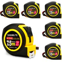 Trena Retrátil de Aço 7,5 m - Kit com 6 Unidades UnslQonds Trena Retrátil de Aço 7,5 m - Kit com 6 Unidades UnslQonds