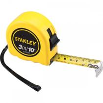 Trena Stanley Basica 3M/10 Com Trava Stht30204 Trena Stanley Basica 3M/10 Com Trava Stht30204