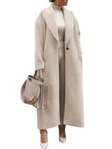 Trench Coat ebossy, moda feminina, sobretudo de lã, damasco