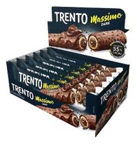 Trento Massimo Dark Trento Mondelez Chocolate Com Wafer Caix Trento Massimo Dark Trento Mondelez Chocolate Com Wafer Caix