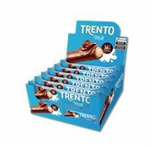 Trento milk 38% cacau 512g - display c/16 - trento