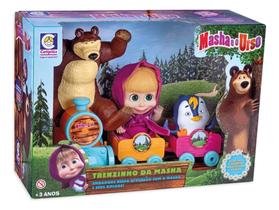 Trenzinho da Masha com Urso e o Pinguim Cotiplás 2403
