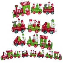 Trenzinho De Madeira Enfeite Natalino Decoração Para Árvore De Natal - Zein