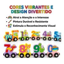 Trenzinho Educativo De Madeira Com Números 0 A 9 Brinquedo Pedagógico Para Aprender Brincando Infantil Montessori Kizumba 7908487348628 Trenzinho Educativo De Madeira Com Números 0 A 9 Brinquedo Pedagógico Para Aprender Brincando Infantil Montessori Kizumba 7908487348628