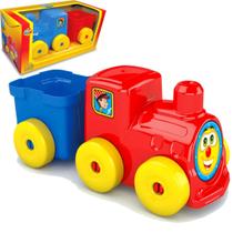 Trenzinho Infantil Carrinho Brinquedo Educativo Divertido