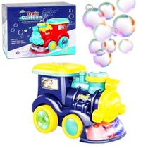 Trenzinho Infantil que Solta Bolinhas de Sabão com Luz e Som