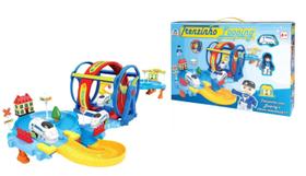 Trenzinho Looping Cenário Temático Playset Braskit