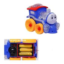 Trenzinho Musical Infantil Bate E Volta Com Luzes Criança Trem Locomotiva Brinquedo