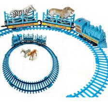 Trenzinho Pista Trilho Trem Elétrico Ferrorama Com Animais - dute toys