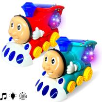 Trenzinho Thomas de Brinquedo Infantil C/ Som Luz Bate Volta