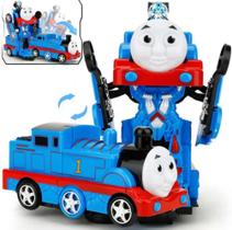 Trenzinho Thomas Transformes Vira Robô 2 em 1 Com Luzes Som - Toy King