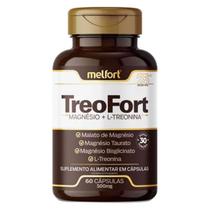 TreoFort Magnésio L-Treonina Malato Taurato Bisglicinato 60 Caps 500mg Melfort