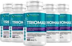 Treonato 500mg 300 Cápsulas Magné sio 5 frascos x 60 caps triomax