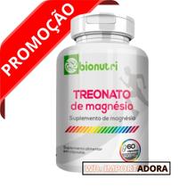 Treonato de Magnésio 120 Capsulas 500MG Magnésio L Treonato