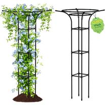 Trepadeira de Jardim MYMULIKE 165 cm com Topo em Forma de Cogumelo, Metal