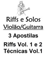 Três Apostilas Para Violão E Guitarra-solos Riffs E Técnicas - Academia de Música