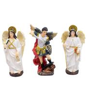 Três Arcanjos 11.5Cm - Enfeite Religioso Três Arcanjos 11.5Cm - Enfeite Religioso