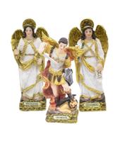 Três Arcanjos 13cm - Enfeite Religioso