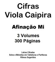 Três cadernos Cifras de Sertanejo Raiz Totalizando 141 Músicas