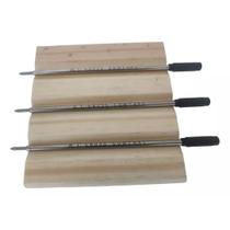 Três Carga Refil Original Caneta Cross Cor Preta Média