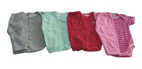 Três Conj. Calça Com Body Manga Curta Masc/fem Est Variadas Três Conj. Calça Com Body Manga Curta Masc/fem Est Variadas