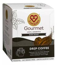 Três Corações Drip Coffee DARK ROAST 10 Sachês 100g Três Corações Drip Coffee DARK ROAST 10 Sachês 100g