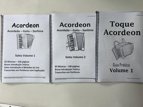 Três Volumes Solos e teorias Acordeão Acordeon Gaita 300 Pg Três Volumes Solos e teorias Acordeão Acordeon Gaita 300 Pg