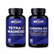 Treta Magnesio e Coenzima Com triptofano 60 Cápsulas cada 500mg MaxLife Treta Magnesio e Coenzima Com triptofano 60 Cápsulas cada 500mg MaxLife