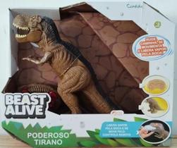 Trex Poderoso Tirano Solta Fumaça Com Controle Remoto Candide