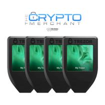 Trezor Model T Hardware Wallet Bitcoin E Altcoins Lacrada carteira criptomoedas pack com 4 unidades