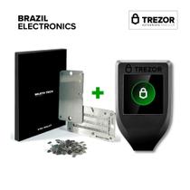 Trezor Model T Hardware Wallet + Steel Wallet