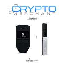 Trezor One Preta Hardware Wallet + Ledger Nano X Hardware Wallet combo backup recuperação