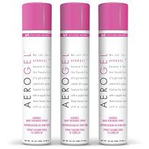 TRI Aerogel Hair Spray Extra Hold - Spray de Cabelo de Acabamento Firme para Mulheres, Spray de Cabelo Não Pegajoso Essencial para Mulheres, Produtos de Penteado de Estilo para Mulheres, Spray de Cabelo de Retenção Flexível, Perfumado, Pacote de 3, 10