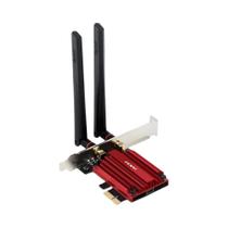 Tri Band Wifi 6e Ax210 5374mbps Adaptador Pcie Sem Fio Bluetooth 5.3 Para Win 10 11