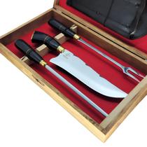 TRI Conjunto PICANHEIRA + Chaira + Garfo Kairós 10" na CX