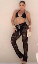 Tri Conjunto Praia/ Biquini com calça Tri Conjunto Praia/ Biquini com calça